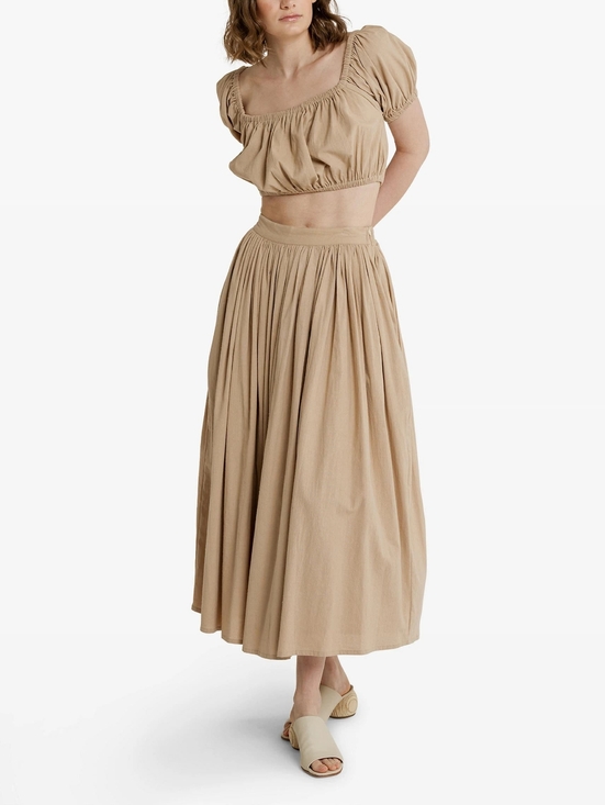 Laude The Label Dresses & Skirts - Laude The Label Full Midi Skirt In "Ginger", XXL